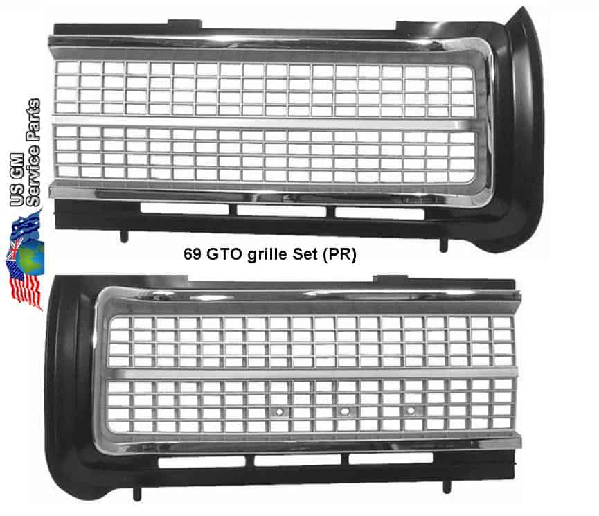Grilles: 69 GTO - Pair